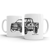 JL Illustration For A Ford F-150 Motorcar Fan – Gift Mug