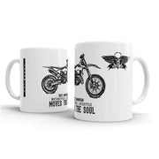 JL Illustration For A Husqvarna TX 300i Motorbike Fan – Gift Mug