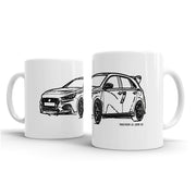 JL Illustration For A Hyundai i30N Performance Motorcar Fan – Gift Mug