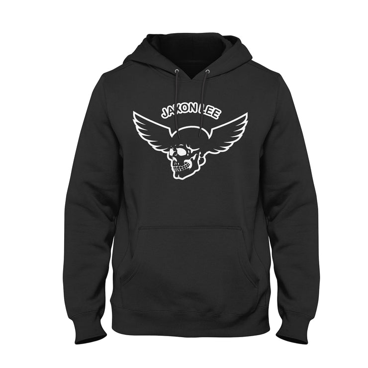 Jaxon Lee Night Rider Winged Skull Chest Print -  Hoodie