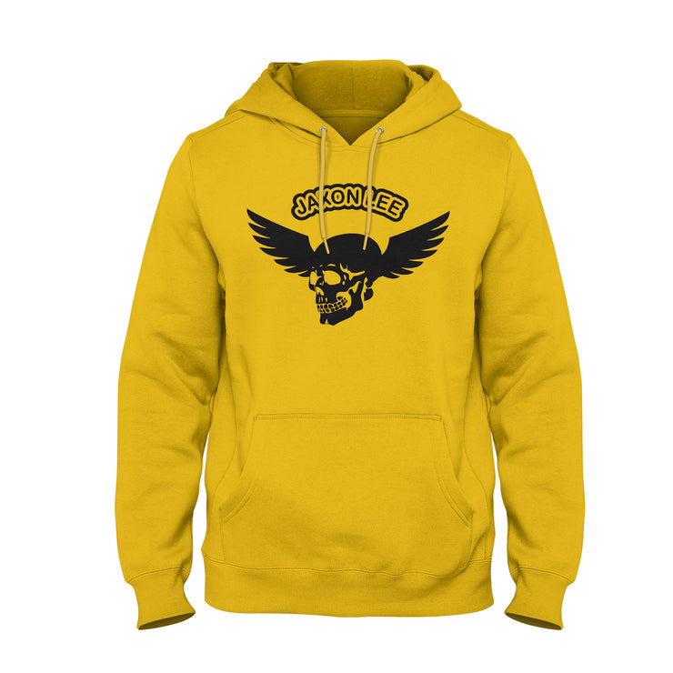 Jaxon Lee Night Rider Winged Skull Chest Print -  Hoodie