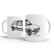 JL Illustration For A Peugeot 205 GTI 1.9 Motorcar Fan – Gift Mug