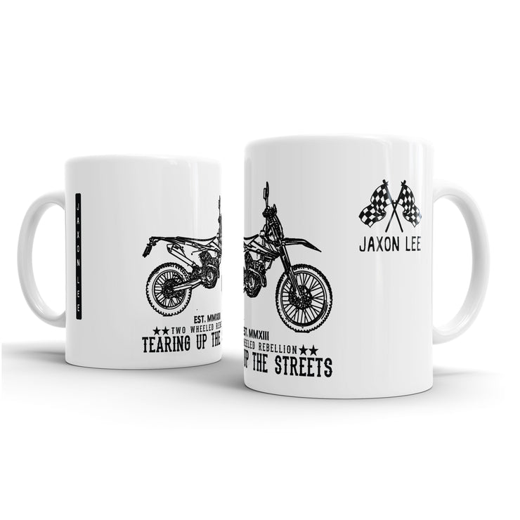JL illustration for a KTM 250 EXC F Motorbike fan – Gift Mug