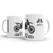 JL illustration for a KTM 250 SX Motorbike fan – Gift Mug