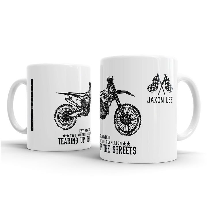 JL illustration for a KTM 250 XC F Motorbike fan – Gift Mug