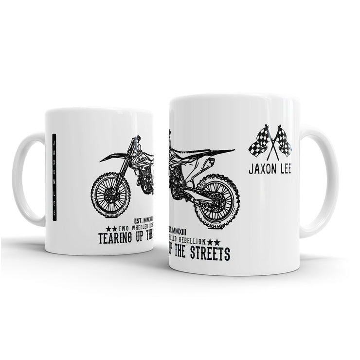 JL illustration for a KTM 350 SX F Motorbike fan – Gift Mug
