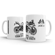 JL illustration for a KTM RC390 Motorbike fan – Gift Mug