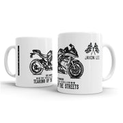 JL Illustration For A Kawasaki Ninja 300 KRT 2017 Motorbike Fan – Gift Mug