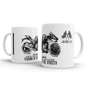 JL Illustration For A Kawasaki Ninja H2 Motorbike Fan – Gift Mug