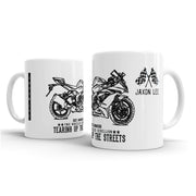 JL Illustration For A Kawasaki Ninja ZX 6R Motorbike Fan – Gift Mug