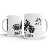 JL Illustration For A Kawasaki Vulcan S Cafe Motorbike Fan – Gift Mug