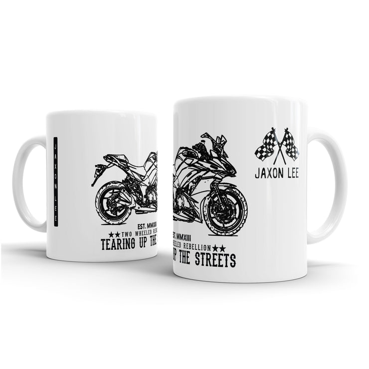 JL Illustration For A Kawasaki Z1000SX 2017 Motorbike Fan – Gift Mug