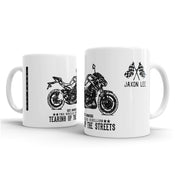 JL Illustration For A Kawasaki Z900 Motorbike Fan – Gift Mug
