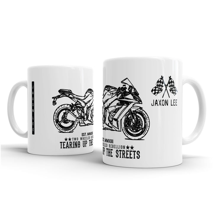 JL Illustration For A Kawasaki ZX10R 2013 Motorbike Fan – Gift Mug