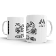 JL Illustration For A MV Agusta F4 Motorbike Fan – Gift Mug