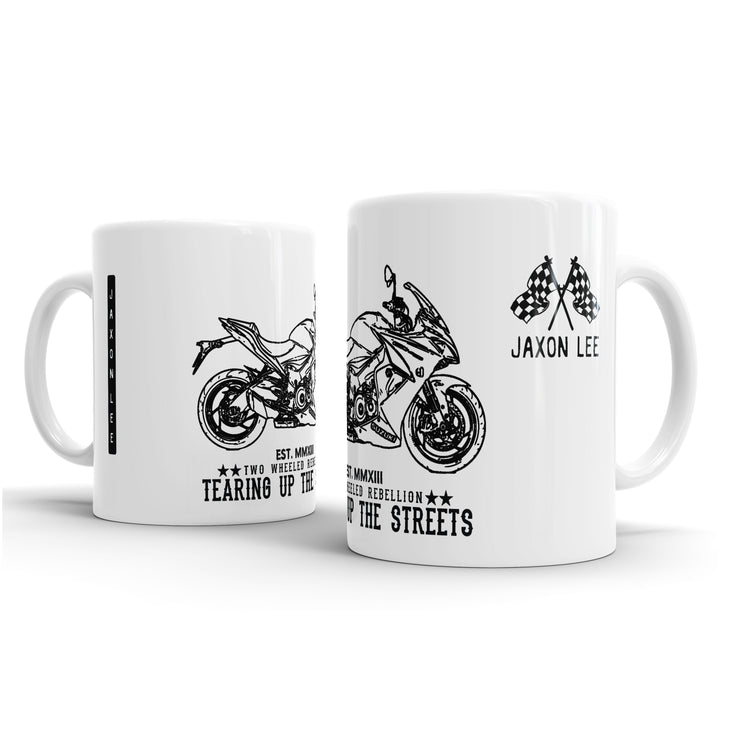 JL Illustration For A Suzuki GSX S1000F 2016 Motorbike Fan – Gift Mug