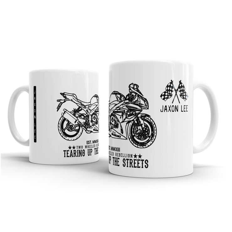 JL Illustration For A Suzuki GSXR 1000 2014 Motorbike Fan – Gift Mug