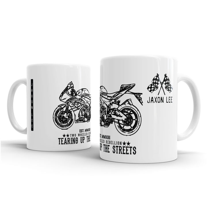 JL Illustration For A Suzuki GSXR 1000 R 2017 Motorbike Fan – Gift Mug