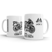 JL Illustration For A Suzuki GSXR 750 2003 Motorbike Fan – Gift Mug