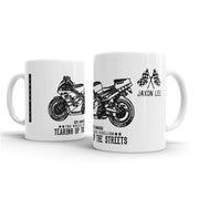 JL Illustration For A Suzuki RGV 250 Motorbike Fan – Gift Mug