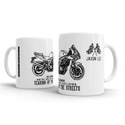JL Illustration For A Suzuki SV650S Motorbike Fan – Gift Mug