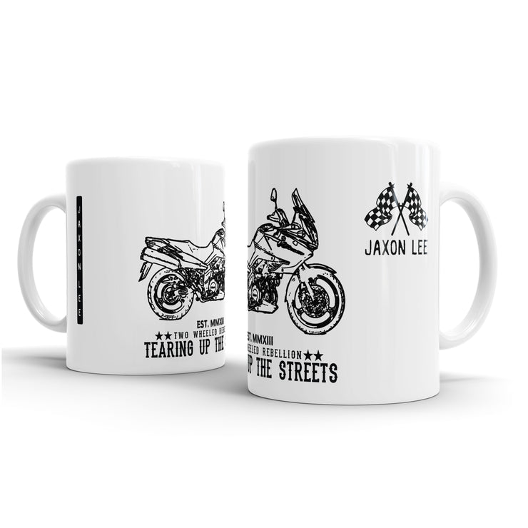 JL Illustration For A Suzuki V Strom 1000 2012 Motorbike Fan – Gift Mug