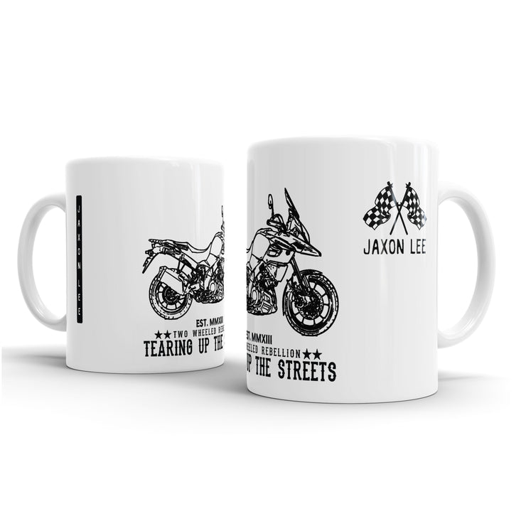 JL Illustration For A Suzuki V Strom 1000 2018 Motorbike Fan – Gift Mug