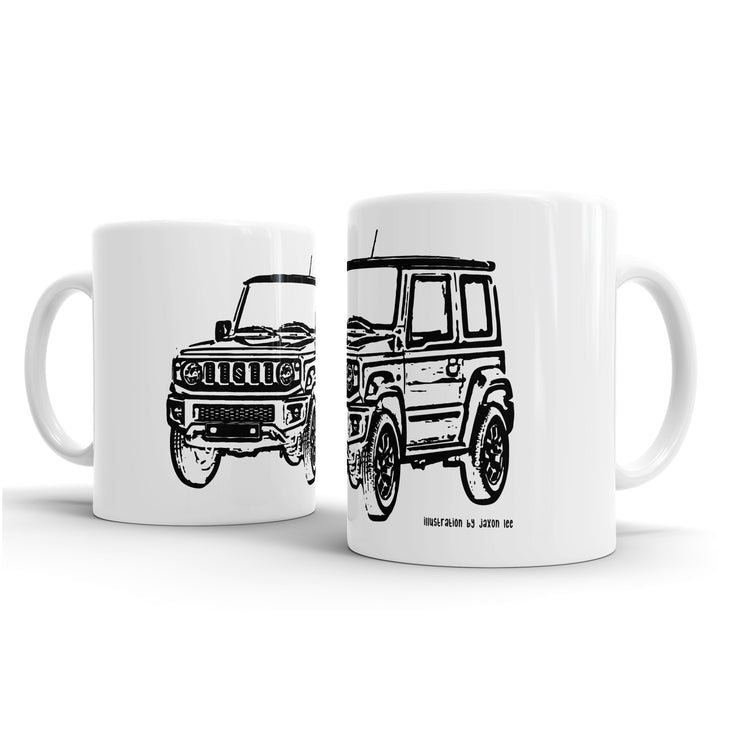 JL Illustration For A Suzuki Jimny SZ5 Motorcar Fan – Gift Mug