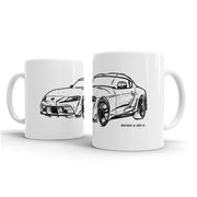 JL Illustration For A Toyota Supra Motorcar Fan – Gift Mug