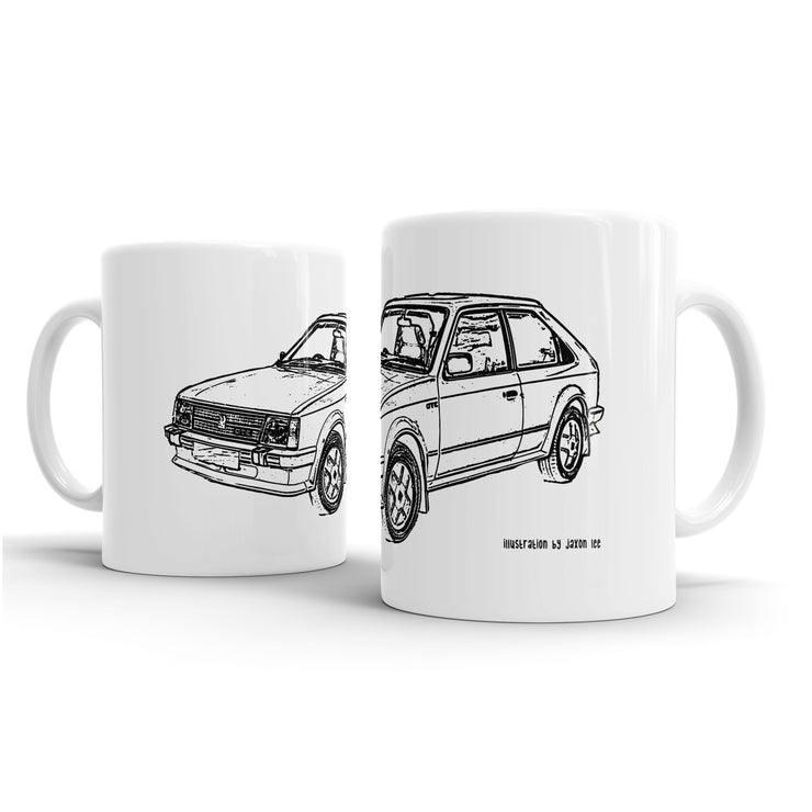 JL Illustration For A Vauxhall Astra GTE MK1 Motorcar Fan – Gift Mug