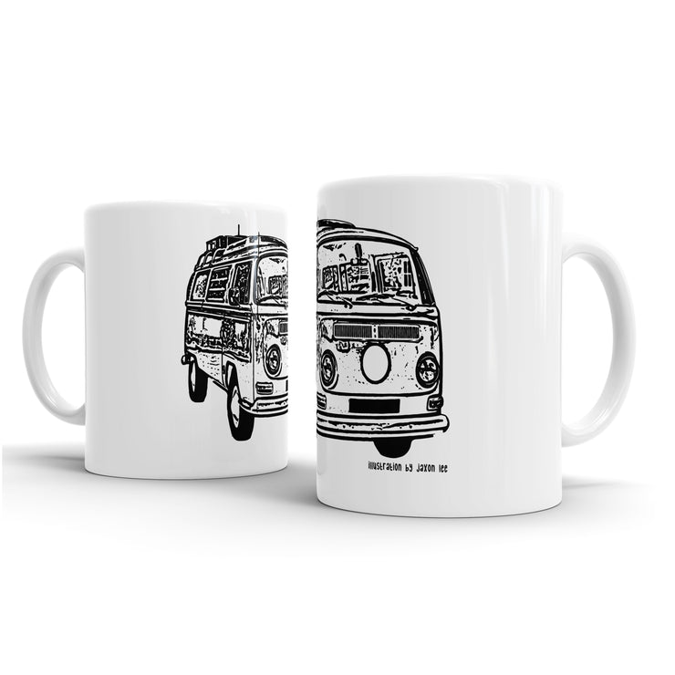 JL illustration for a Volkswagen Campervan 1968 fan – Gift Mug