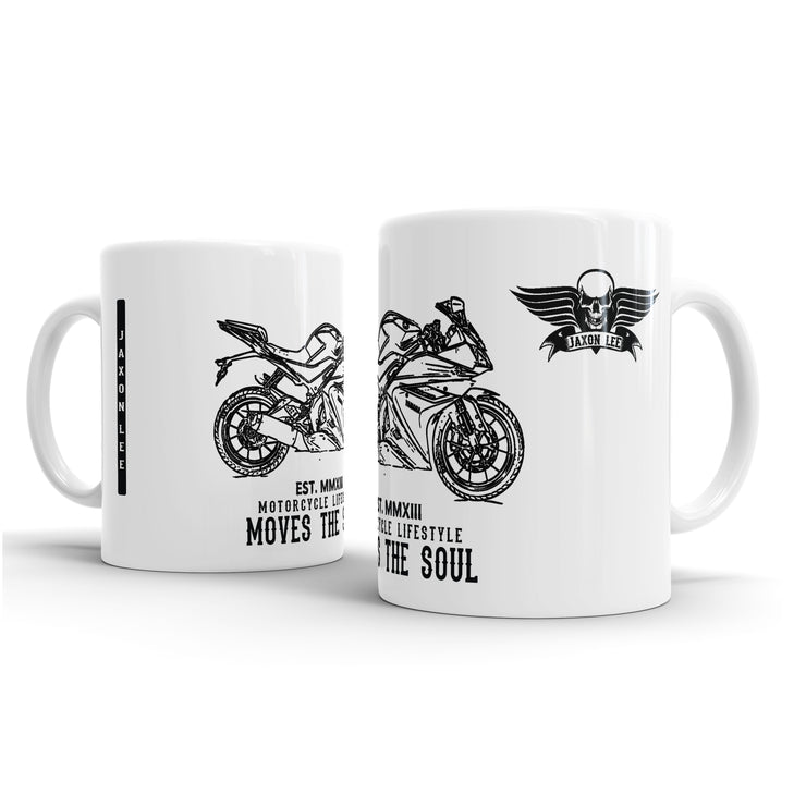 JL Illustration For A Yamaha YZF-R125 2016 Motorbike Fan – Gift Mug