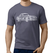 JL Illustration for a Mercedes Benz 300SL Gullwing fan T-shirt