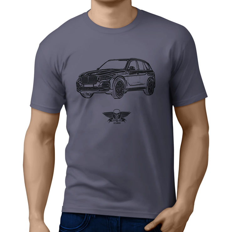 Jaxon Lee Illustration For A BMW X5 Motorcar Fan T-shirt