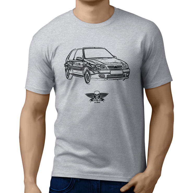 Jaxon Lee Illustration for a Citroen Saxo VTS Motorcar fan T-shirt