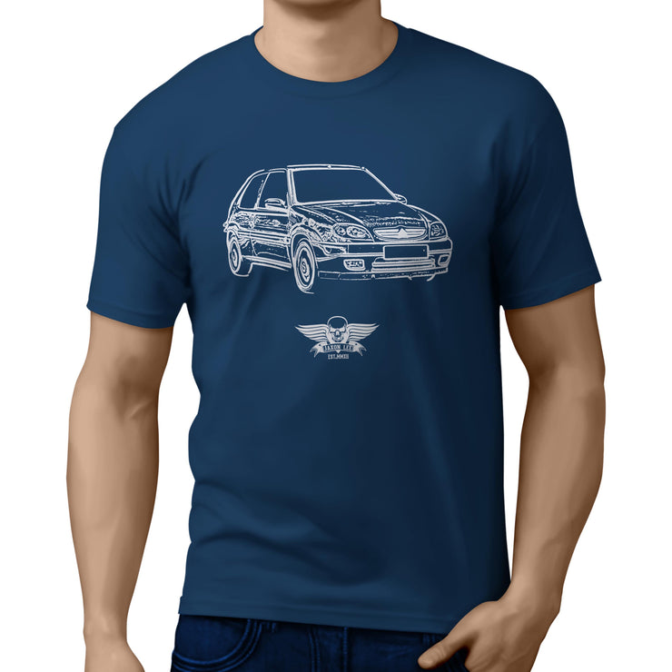 Jaxon Lee Illustration for a Citroen Saxo VTS Motorcar fan T-shirt