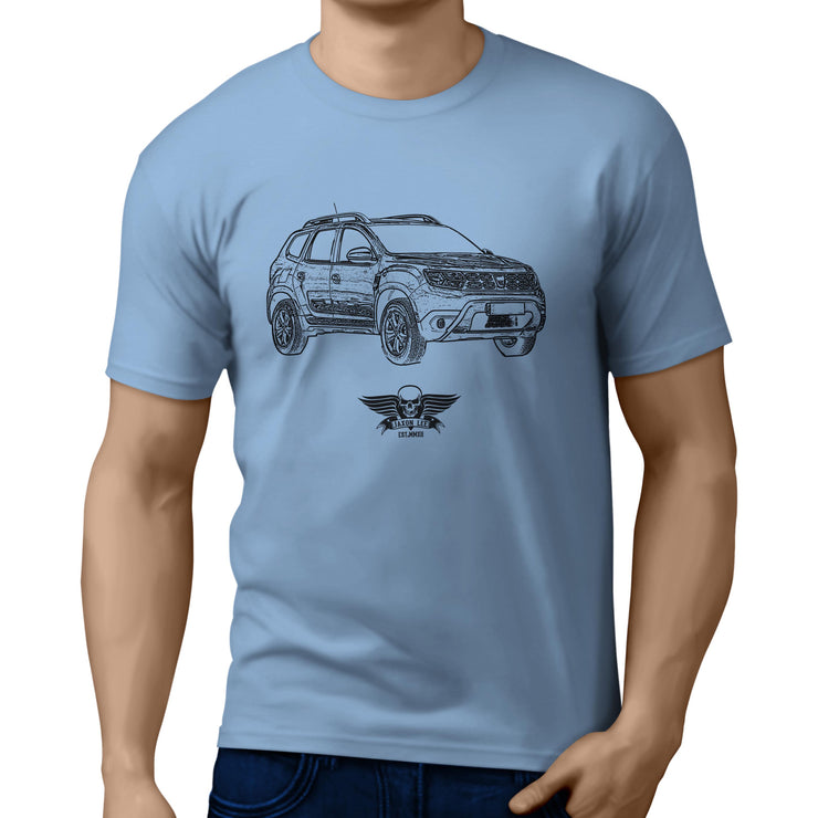 Jaxon Lee Illustration for a Dacia Duster fan T-shirt