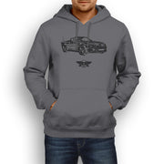 Jaxon Lee Illustration For A Fiat 124 Spider Motorcar Fan Hoodie