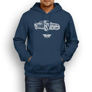 Jaxon Lee Illustration For A Fiat 124 Spider Motorcar Fan Hoodie