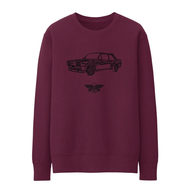 Jaxon Lee Illustration For A Fiat 131 Abarth Motorcar Fan Jumper