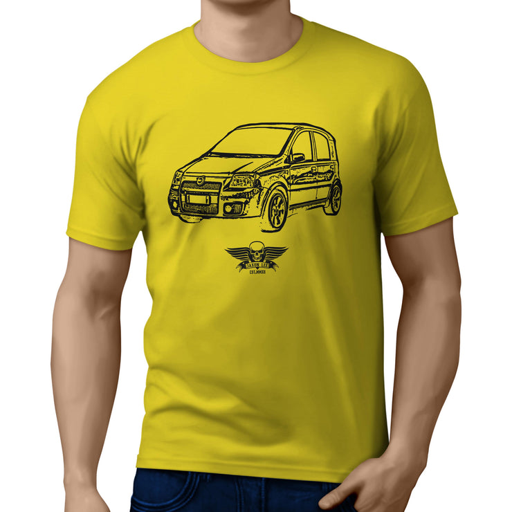 Jaxon Lee Illustration For A Fiat Panda 100HP Motorcar Fan T-shirt