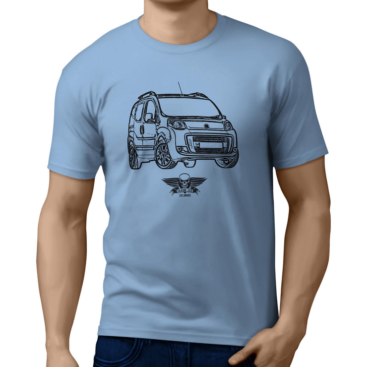 Jaxon Lee Illustration for a Fiat Qubo Motorcar fan T-shirt
