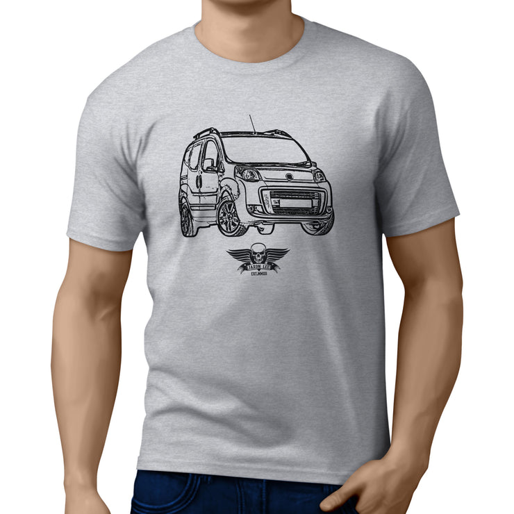 Jaxon Lee Illustration for a Fiat Qubo Motorcar fan T-shirt