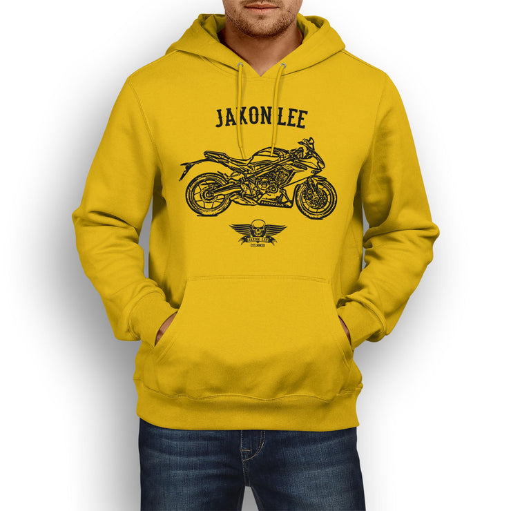 Jaxon Lee Illustration For A Honda CBR650R Motorbike Fan Hoodie