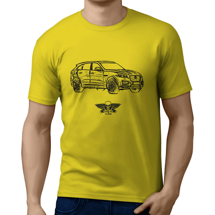 Jaxon Lee Illustration for a Jaguar F-Pace Motorcar fan T-shirt