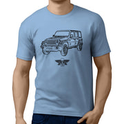 Jaxon Lee Illustration for a Jeep Wrangler fan T-shirt