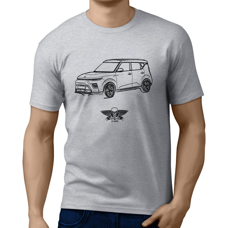 Jaxon Lee Illustration for a Kia Soul EV fan T-shirt