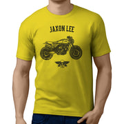 Jaxon Lee Illustration For A Norton Atlas Nomad Motorbike Fan T-shirt