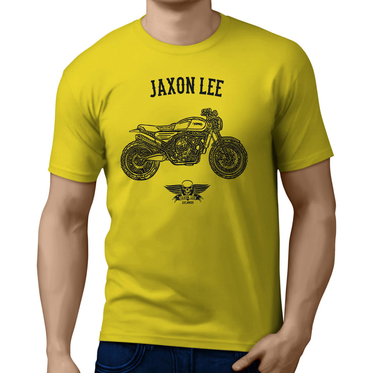 Jaxon Lee Illustration For A Norton Atlas Nomad Motorbike Fan T-shirt