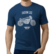 Jaxon Lee Illustration For A Norton Atlas Nomad Motorbike Fan T-shirt